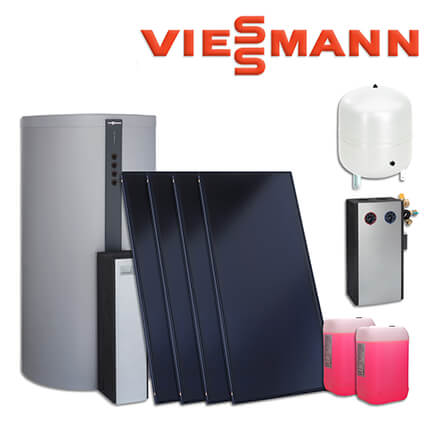 10,04m² Viessmann Solaranlage SK05795, Vitosol 200-FM, SV2F, 750 L 140-E SEIC in stock