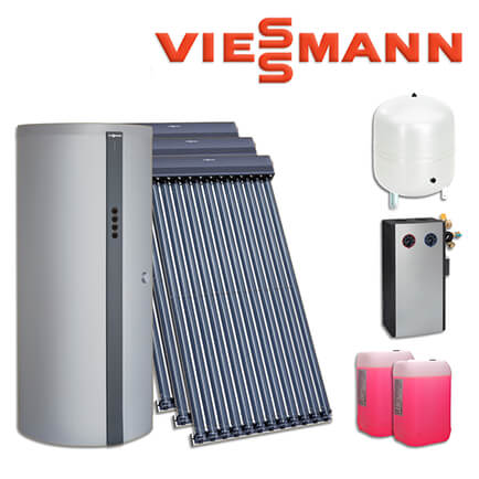 13,86m² Viessmann Solaranlage SK06767, Vitosol 300-TM, SP3C, 950 L 360-M SVSB in stock