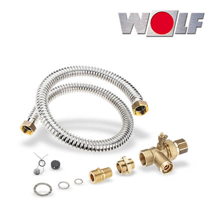 Wolf Anschluss-Set für Ausdehnungsgefäße ab 80 Ltr. in stock