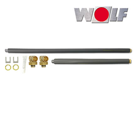 Wolf Anschluss-Set für COB / TOB wandstehend in stock
