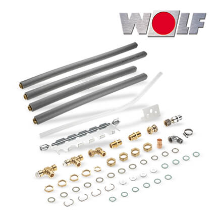 Wolf Anschluss-Set für CGS-2, Auf- und Unterputzinstallation in stock