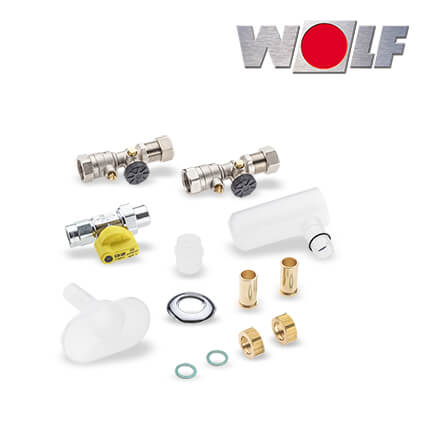 Wolf Anschluss-Set für CGS-2, Aufputzinstallation in stock