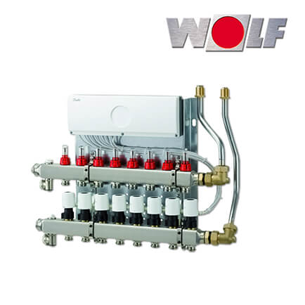 Wolf CAT Heizkreisverteiler mit Regler CUC 7 Heizkreise, UF-Control 230V in stock