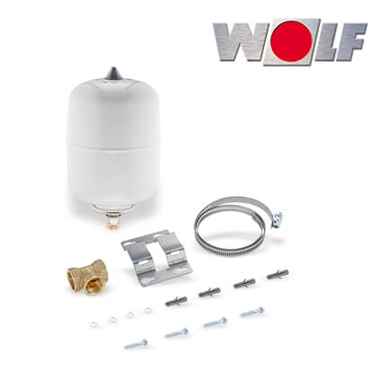 Wolf Ausdehnungsgefäß für Brauchwasser, Inhalt 8 Ltr. in stock