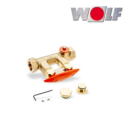 Wolf Durchfluss-Regulierung Solar DN20 8-30 l/min zum Einbau in den Rücklauf in stock