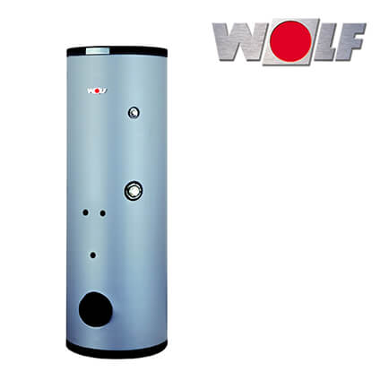 Wolf Warmwasser-Solarspeicher SEM-2-400, 2 Glattrohr-Wärmetauscher, 400 Liter in stock