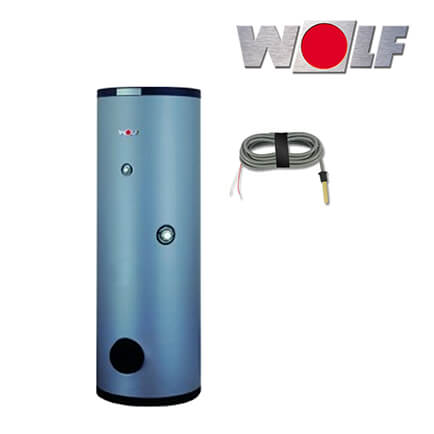 Wolf Paket Warmwasserspeicher SEW-1-300 Wärmepumpenspeicher inkl. Speicherfühler in stock