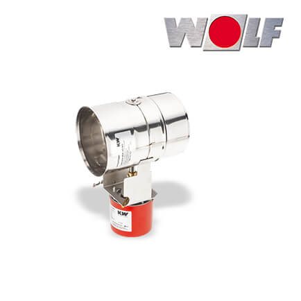 Wolf Abgasklappe motorgesteuert, Durchmesser 130mm in stock