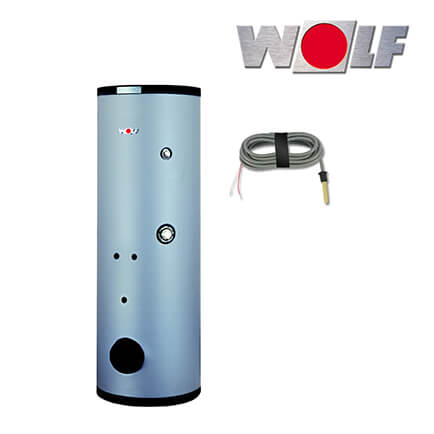 Wolf Paket Solar-Warmwasserspeicher SEM-1W-360, Wärmepumpenspeicher inkl. Fühler in stock