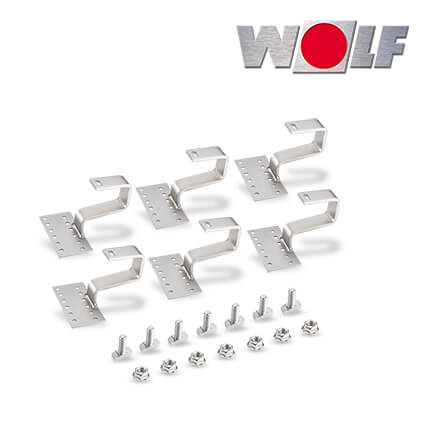 Wolf Falzziegel-Haken Set Aluplus (6mm), 6 Stück in stock