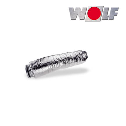 Wolf flexibler Schalldämpfer, für Zu- oder Abluft, DN180, 1000mm, 50mm Dämmung in stock