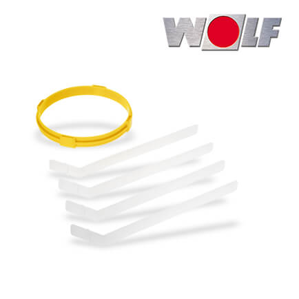 Wolf Abstandshalter DN160 aus Polypropylen bis 120°C in stock