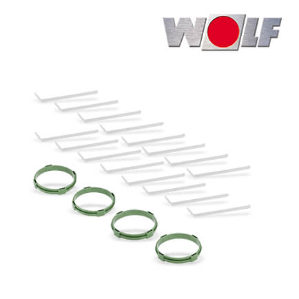 Wolf Abstandshalter DN80/125 für konzentrische Luft-/Abgasführung im Schacht in stock