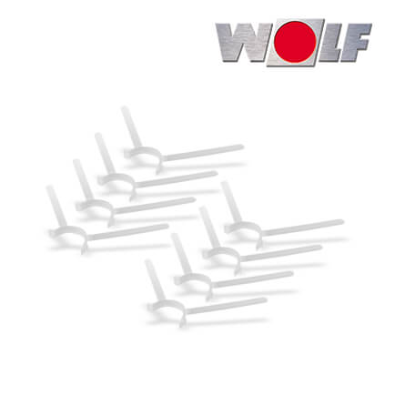 Wolf Abstandshalter DN80 (auch für flexible Systeme geeignet), 1 Satz = 4 Stück in stock