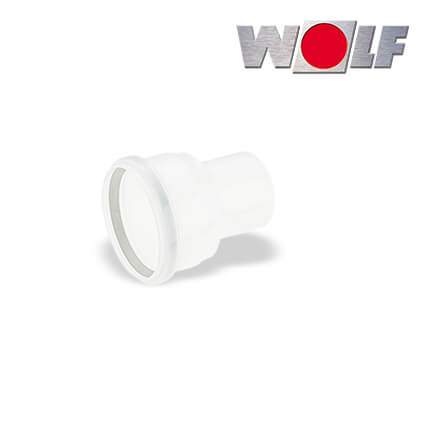 Wolf Erweiterung DN80 auf DN110 aus Polypropylen bis 120°C in stock