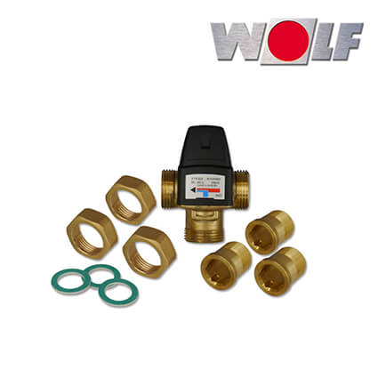 Wolf Zubehörpaket Thermostatischer Wassermischer in stock