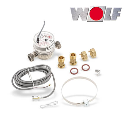 Wolf Wärmemengenzähler-Set 2,5/5 für Solarmodule SM1 und SM2 in stock