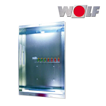 Wolf CAT Unterputzkasten, Kugelhahnset B690xH910xT150, CAT-HT (-CIRC) in stock