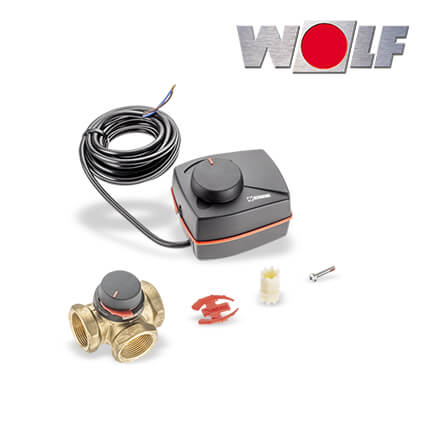 Wolf Dreiwege-Umschaltventil DN32, 24 V, komplett, für Wärmepumpen in stock