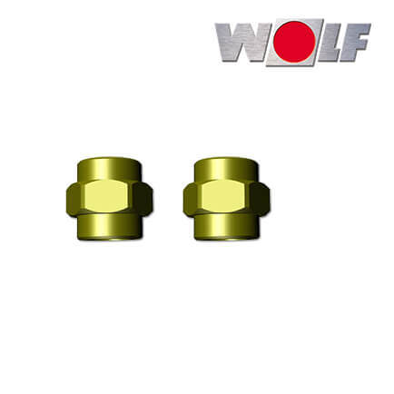 Wolf Adapternippel-Set G 1 1/4" - G 1 1/4", Satz a 2 Stück in stock