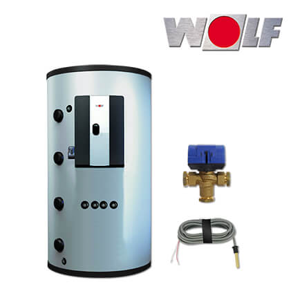 Wolf Paket Schichten-Pufferspeicher BSP-W-1000B inkl. Zubehör, für BWL-1S in stock