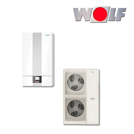 Wolf BWL-1S-14/400V Split Luft/Wasser-Wärmepumpe mit Elektroheizelement in stock