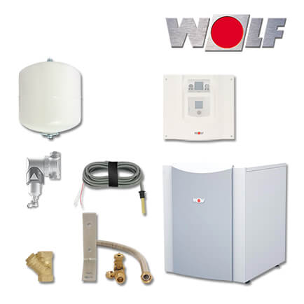 Wolf BWS-1-16 Hocheffizienz-Sole/Wasser-Wärmepumpe mit Wärmepumpen-Manager WPM-1 in stock