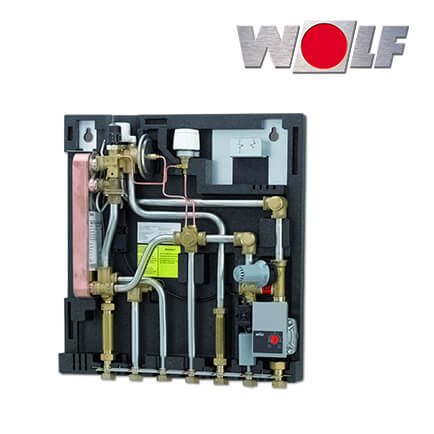 Wolf CAT-LT-CIRC 45 Wohnungsstation 10 - 15kW, 45 / 16,1 kW /l/min, Dämmhaube in stock