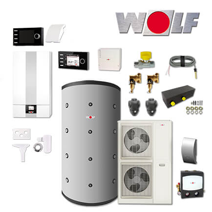 Wolf CGB-2-100 100kW Gas-Brennwerttherme, BWL-1SB-16, SPU-2-800, BM-2 in stock
