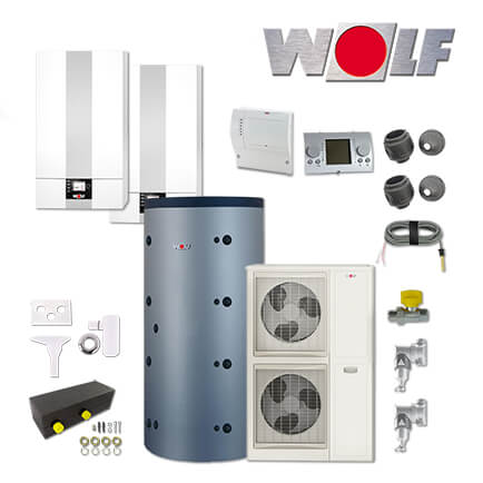 Wolf CGB-2-38 38kW Heiztherme, BWL-1SB-14, SPU-2-500, BM-2, Aufputz in stock