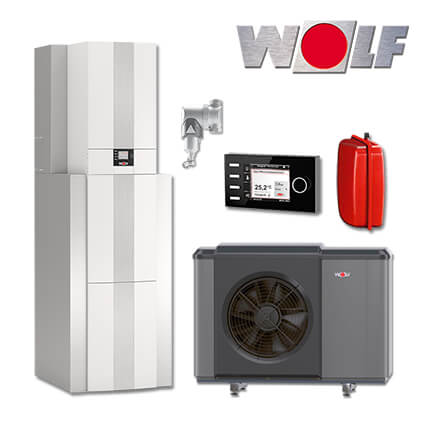 Wolf CHC-Monoblock 07/300-50, Wärmepumpencenter, Luft/Wasser-Wärmepumpe, BM-2 in stock