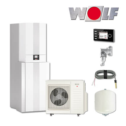 Wolf Paket CHC-Split 05/300, Wärmepumpencenter, Luft/Wasser-Wärmepumpe, BM-2 in stock