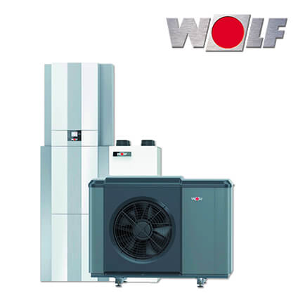 Wolf CHT-Monoblock 10/200-35, Haustechnikzentrale, Luft/Wasser-Wärmepumpe in stock