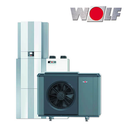 Wolf CHT-Monoblock 10/200-35, Luft/Wasser-Wärmepumpe, Haustechnikzentrale in stock