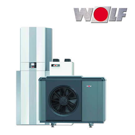 Wolf CHT-Monoblock 10/300-50S, Haustechnikzentrale, Luft/Wasser-Wärmepumpe in stock