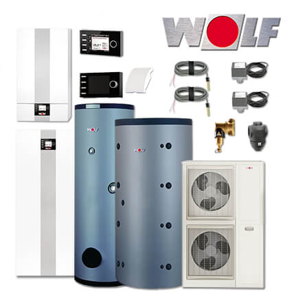 Wolf COB-2-15 15kW Öl-Brennwertkessel mit BWL-1SB-10, SPU-1-200, SEW-1-300 in stock