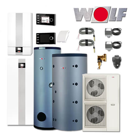 Wolf COB-2-15 15kW Öl-Brennwertkessel mit BWL-1SB-14, SPU-1-200, SEW-1-300 in stock