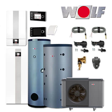 Wolf COB-2-20 20kW Öl-Brennwertkessel mit CHA-10/400, SPU-1-200, SEW-1-300 in stock