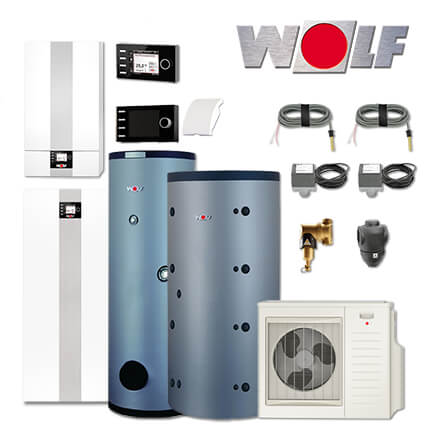 Wolf COB-2-20 20kW Öl-Brennwertkessel mit BWL-1SB-07, SPU-1-200, SEW-1-300 in stock