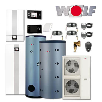 Wolf COB-2-20 20kW Öl-Brennwertkessel mit BWL-1SB-14, SPU-1-200, SEW-1-300 in stock