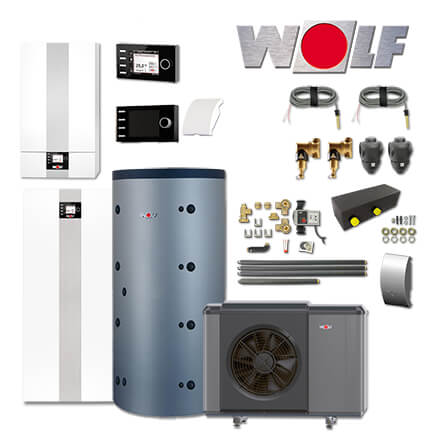 Wolf COB-2-40 40kW Öl-Brennwertkessel mit CHA-10/400, SPU-2-500 in stock