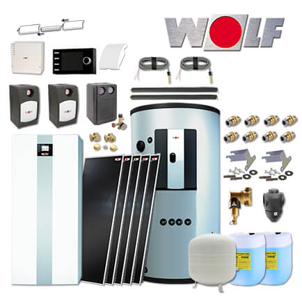 Wolf COB-2-40 40kW Öl-Brennwertkessel, Ölkessel, 5x Topson F3-1, BSP-800, BM-2 in stock
