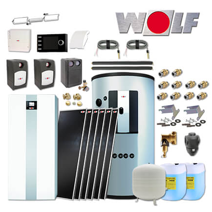 Wolf COB-2-40 40kW Öl-Brennwertkessel, Ölkessel, 6x Topson F3-1, BSP-1000, BM-2 in stock