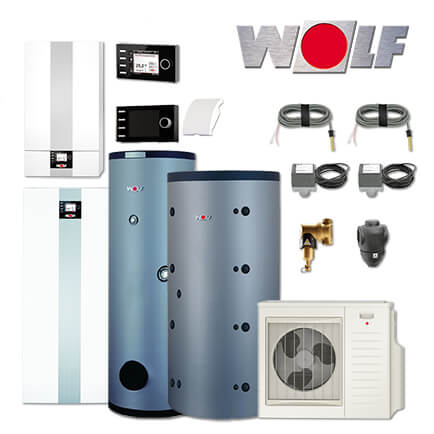 Wolf TGB-2-20 20kW Gasbrennwertkessel, BWL-1SB-07, SPU-1-200, SEW-1-300, BM-2 in stock