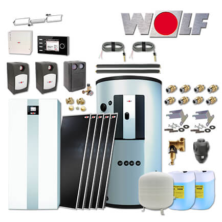 Wolf TGB-2-20 20kW Gasbrennwertkessel Gas-Kessel, 5x Topson F3-1, BSP-800, BM-2 in stock
