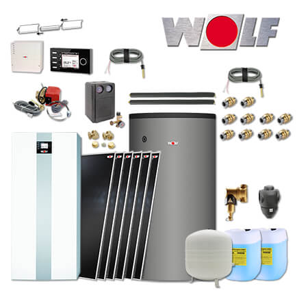 Wolf TGB-2-30 30kW Gas-Brennwertkessel Gaskessel, 6x Topson F3-1, BSH-1000, BM-2 in stock
