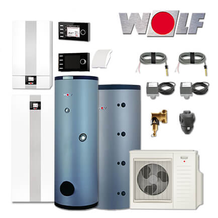 Wolf TOB-18 18kW Ölbrennwertkessel mit BWL-1SB-07, SPU-1-200, SEW-1-300 in stock