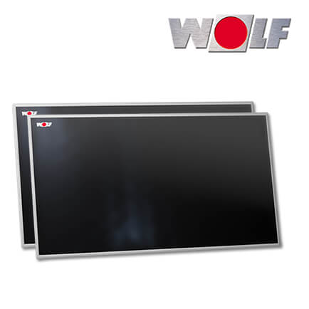 2x Wolf Hochleistungs-Sonnenkollektor TopSon F3-1Q, Quer, 4,6 m² in stock